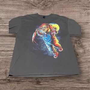 Chucky T-Shirt Horror Design Men’s Size XL Black